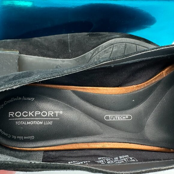 Rockport Women's TM Zuly Luxe Loafer Pointed Toes Shoes, Size 8, Black‎ - Picture 10 of 10